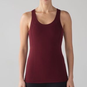 LULULEMON red reveal racerback tank
